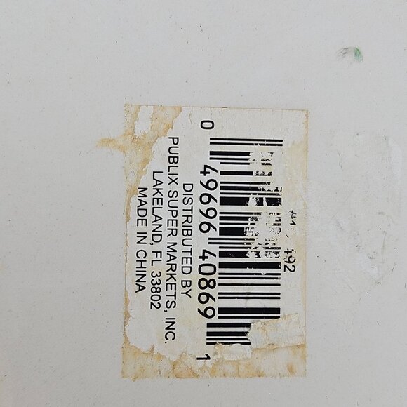 Ceramic Egg Plate With "Happy Easter" Text & Floral Design - 8 Egg Slots Deviled - Picture 3 of 5